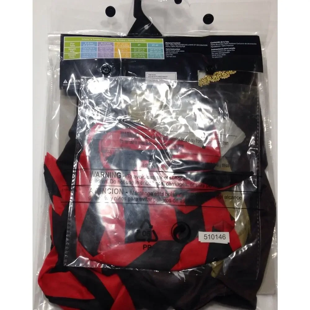 NEW Rubie's Pirates of the 7 Seas Pirate Matey Halloween Costume 2T - Picture 3 of 4